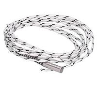 QASULER Tubo calefactor for impresora 3D, 50 W CC, 12 V, 24 V, accesorio de repuesto for varilla calefactora, for bloque calefactor de sensor de impresora 3D Sonda térmica de impresora(BLACK DC24V 2m)