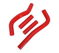 QASULER Tubo de agua for motocicleta, manguera refrigeración radiador silicona CRF150R 2007 2008 2009 2010 2011 2012 2013 2014-2018, Rojo Manguera de radiador de motocicleta