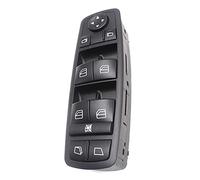 QASULER Unidad de Control de Interruptor de Espejo de Ventana Negro A2518300190, for Mercedes, W164 W251 GL320 R320 R500 R63 GL450 GL550 2518300190 Interruptor de Ventana de Coche