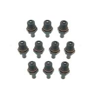QASULER Válvula de escape PCV de ventilación positiva del cárter, for Chevrolet, Aveo 5 Pontiac Wave 5, Swift,+ 1.6L QF00T01410 96495288 Válvula PCV(BLACK 10PCS)