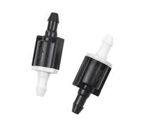 QASULER Válvula de retención del parabrisas limpiaparabrisas coche 2 piezas, for Toyota, Highlander 2001-2007, for Lexus, IS250 IS350 2006-2015 85321-26020 Boquilla lavaparabrisas
