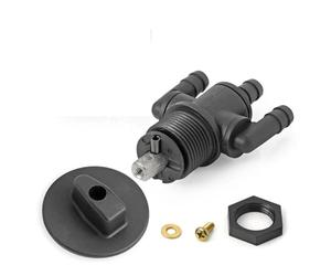 QASULER Válvula de tanque de combustible, llave de purga, tuerca de perilla recta de 3 vías, for Polaris, Scrambler Sport 400 Xplorer Xpress 300 400 Trail Boss 325 Válvula de purga de combustible