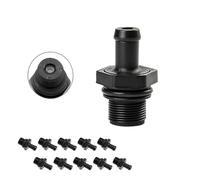 QASULER Válvula PCV de 10 piezas, for NISSAN, for Versa EX35 G35 350Z Altima, for Infiniti, for FX35, for Mitsubishi, 11810-1KC0A 11810-5H71A 11810-6N201 11810-EA200 Válvula PCV(BLACK Black)