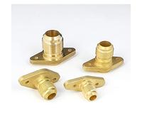 QASYKSLQ Accesorios de tubería SAE de 45 grados 1/10.2 cm 3/20.3 cm 1/5.1 cm 3/10.2 cm accesorio de tubo de bocina, con base para válvula de cierre de aire acondicionado (color: para tubo de 6.35 mm