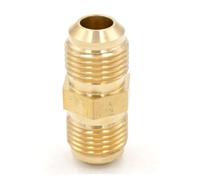 QASYKSLQ Rosca SAE de 5/20.3 cm-18 UNF Tubo OD 3/20.3 cm recto latón SAE 45 grados