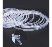 QAUBEN Cable de Fibra óptica Impermeable Resplandor Lateral del automóvil Iluminación LED Banda de Fibra óptica Ambiente Interior del automóvil Luces frías de neón 10 Metros (32.81ft)