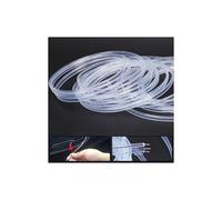 QAUBEN Fibra óptica Impermeable Coche Lado Brillo iluminación led Fibra óptica Banda Coche atmósfera Interior neón Luces frías 10 Metros (32.81ft)
