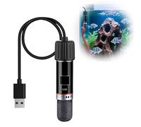 Qaum Mini calentador de acuario USB 10w, 26 ℃ control de temperatura, mini varilla calefactora de acuario, calefacción, tortuga de acuario para agua dulce y marina y 2,5 l pequeños acuarios
