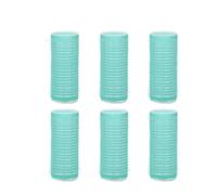 QAUUCP 6 uds Rodillos for el Cabello autoadhesivos con Flequillo de Aire rizador Pinzas for el Cabello Peine Herramientas for rizar el Cabello DIY Rulos(Green,5.5cm)