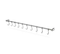 QAUUCP Barra Colgante De Cocina Estante de Cocina con riel for Colgar Utensilios de Cocina, montado en la Pared, Ganchos for ollas y Toallas.(Color 2)