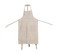 QAUUCP Delantal para Cerámica con Piernas Delantal de cerámica for manualidades, esculturas, monos que retienen el barro, delantal pintura lienzo a prueba aceite for adultos, 137 x 64 cm