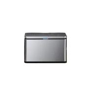 QAUUCP Felpudo Antideslizante de Coco Kitchen Waste Bin Wall Mounted Stainless Steel Cabinet Door Special Hanging Creative Home Use Garbage Can(Grey,3l)