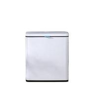 QAUUCP Felpudo Antideslizante de Coco Kitchen Waste Bin Wall Mounted Stainless Steel Cabinet Door Special Hanging Creative Home Use Garbage Can(White,6l)