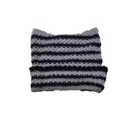 QAUUCP Gorro de Calle Punto a Rayas Little Devil