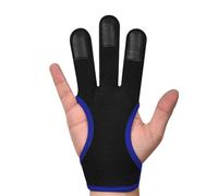 QAUUCP Guante De Arquero Guante de Tiro con Arco 3 Dedos, Protector Mano Ajustable for Gimnasio, Guante Transpirable Nailon for Exteriores, Accesorio Deportivo, 1 Uds(1PCS BU,M)