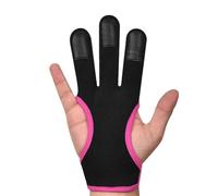 QAUUCP Guante De Arquero Guante de Tiro con Arco 3 Dedos, Protector Mano Ajustable for Gimnasio, Guante Transpirable Nailon for Exteriores, Accesorio Deportivo, 1 Uds(1PCS Pink,XL)