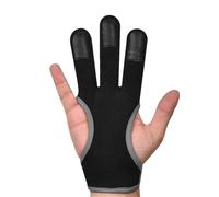 QAUUCP Guante De Arquero Guante de Tiro con Arco 3 Dedos, Protector Mano Ajustable for Gimnasio, Guante Transpirable Nailon for Exteriores, Accesorio Deportivo, 1 Uds(1PCS Grey,S)