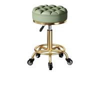 QAUUCP Taburete con Ruedas Beauty Chair Specifically Designed for Salon Adjustable Rotating Pulley Hair Round Stool(Color 24)