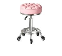 QAUUCP Taburete con Ruedas Beauty Chair Specifically Designed for Salon Adjustable Rotating Pulley Hair Round Stool(Color 12)
