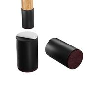 QAUUCP Tacos Elevadores Cama 4Pcs/Set Furniture Legs Pads Square/Round Coffee Table Feet Base Sofa Raiser, Home Cabinet Bed Cushion Raising Mats(Round-black-100.0mm)