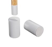 QAUUCP Tacos Elevadores Cama 4Pcs/Set Furniture Legs Pads Square/Round Coffee Table Feet Base Sofa Raiser, Home Cabinet Bed Cushion Raising Mats(Round-white-100.0mm)