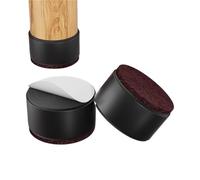 QAUUCP Tacos Elevadores Cama 4Pcs/Set Furniture Legs Pads Square/Round Coffee Table Feet Base Sofa Raiser, Home Cabinet Bed Cushion Raising Mats(Round-black-30.0mm)