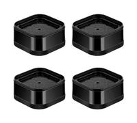 QAUUCP Tacos Elevadores Cama Furniture Risers Adjustable Heavy Duty Table Desk Couch Chair Sofa Cabinet Bed Legs Dorm Square Stackable Raisers Blocks