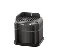 QAUUCP Tacos Elevadores Cama Heavy-Duty Furniture Foot Pad Square Round Bed Lifts Risers Adjustable Non-Slip Washing Machine Support Refrigerator(Black-1Pc A3)