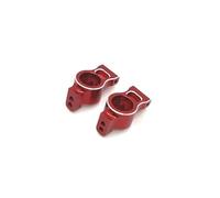 QAWRYV para LC PTG-2 PTG-2R 1/10 2 Piezas Camión Automóvil Rastreadores Rueda Trasera Metal para Buggy para Piezas Carreras Y Accesorios Actualización Reemplazo De Reemplazo RC DireccióN Copa(Red)