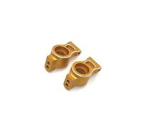 QAWRYV para LC PTG-2 PTG-2R 1/10 2 Piezas Camión Automóvil Rastreadores Rueda Trasera Metal para Buggy para Piezas Carreras Y Accesorios Actualización Reemplazo De Reemplazo RC DireccióN Copa(Yellow)