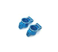 QAWRYV para LC PTG-2 PTG-2R 1/10 2 Piezas Camión Automóvil Rastreadores Rueda Trasera Metal para Buggy para Piezas Carreras Y Accesorios Actualización Reemplazo De Reemplazo RC DireccióN Copa(Blue)