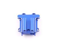 QAWRYV Piezas para Coches RC para Arrma 1/18 para Granite para Grom Piezas Mejora Metal Bloque Dirección Brazo Suspensión Eje Transmisión Cubierta Caja Cambios Accesorios RC(Blue,Front Gearbox Cover)