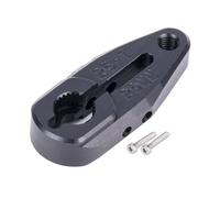 QAWRYV Piezas para Coches RC para Protek para Savox para Futaba Servo para Arrma para Buggy 1/10 Monster Truck Raider 2WD 20/24 Mm 7075 Sujeción De Aluminio 25T Servo Horn(Black,20mm)