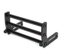 QAWRYV Piezas para Coches RC para Traxxas para SCX10 para TRX-4 para Sport para Bronco para Axial para Buggy 1/10 Repuestos De Parachoques Delantero De Aluminio para Camión(Black)