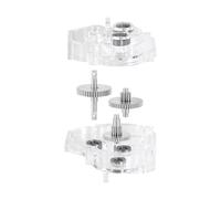 QAWRYV Piezas para Coches RC para TRX4M Actualización 1/18 RC Crawler Acrílico Transmisión Completa Control Remoto Piezas Reparación De Automóviles(Underdrive Gear)