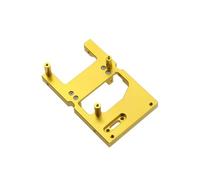 QAWRYV Piezas para Coches RC para WPL B14 B24 C14 C24 B16 B36 para Jjrc Q60 Q611Set 1/16 Servo De Dirección Metálico Soporte De Montaje Fijo Repuesto para Coche RC(Yellow)