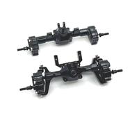QAWSED Compatible con FMS para FCX24 1/24 Coches RC, Mejoras, Piezas, Accesorios De Modificación, Portal Delantero Y Trasero De Metal, Eje Completo Ejes Delantero Trasero RC