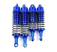 QAWSED Compatible con Traxxas 727 1/10 para Slash 4x4 RC Coche Camión Amortiguador Trasero Delantero Ensamblado Amortiguadores De Gran Cilindro De Metal Completo Amortiguador de automóvil(Red,1set)