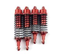 QAWSED Compatible con Traxxas 727 1/10 para Slash 4x4 RC Coche Camión Amortiguador Trasero Delantero Ensamblado Amortiguadores De Gran Cilindro De Metal Completo Amortiguador de automóvil(Blue,1set)