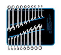 QAXRZCUCD Juego De 20 Llaves Trinquete Con Cabezal Fijo 72 Dientes, Herramientas Manuales Reparación Llave Métrica Imperial Y Pulido Espejo PrecisióN Para Espacios Reducidos