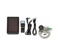 QAXRZCUCD Trail Wildlife Camera Night Vision Cellular Cámaras De Caza Móviles Wireless Photo Trap ImáGenes Y VíDeos NíTidos(Solar Panel)