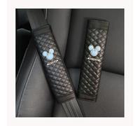 QAYOBN 2pcs Almohadillas Cinturon Coche, para Citroen C3 Aircross SUV 2017-2021 Protectores cinturón Seguridad automóviles,H