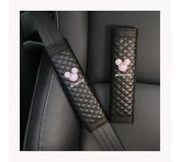 QAYOBN 2pcs Almohadillas Cinturon Coche, para Ford Ranger III Super/Double/Single Cab Pick-up 2013-2024 Protectores cinturón Seguridad automóviles,C