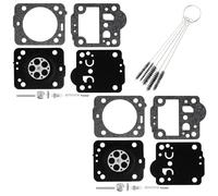 QAZAKY 2 piezas Reemplazo del kit de reparación de la junta del diafragma del carburador para Zama RB-149 Jonsered CS2234 CS2238 Husqvarna 235 235E 236 240 435 435E C1T-EL41A W33 W33A W33B W33C DR162