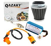 QAZAKY Bobina de encendido de rendimiento + 5 pines AC CDI + Bujía + Filtro de aire de 39 mm para GY6 50cc-90cc 110cc 125cc 150cc Scooter ATV Go Kart Ciclomotor Quad Pit Dirt Bike 139QMB 152QMI 157QMJ