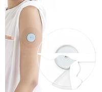 QaZanteiar 20 piezas Blanco parches sensor freestyle libre 2/3 Resistente al agua - Hipoalergénico - Transparente freestyle libre use patches for freestyle libre use glucose sensor dura 7-14 días