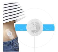 QaZanteiar 20 piezas parches insulina Transparente/Impermeable/Hipoalergénico Parche medtronic guardian compatible con la mayoría de insulinas dura 3-6 días Apertura central Compatible insulina