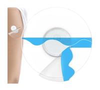 QaZanteiar 40 piezas parches freestyle libre 3 Resistente al agua - Transparente - Hipoalergénico freestyle libre use patches for freestyle libre use glucose sensor dura 7-14 días