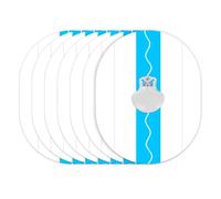 QaZanteiar Parches CGM para sensores Medtronic Guardian, paquete de 20 fundas impermeables Medtronic Guardian 4 sensores, cubiertas de sensor CGM con una sola mano, larga duración durante 7 días