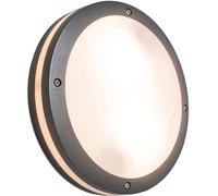 QAZQA Aplique plafón antracita ip54